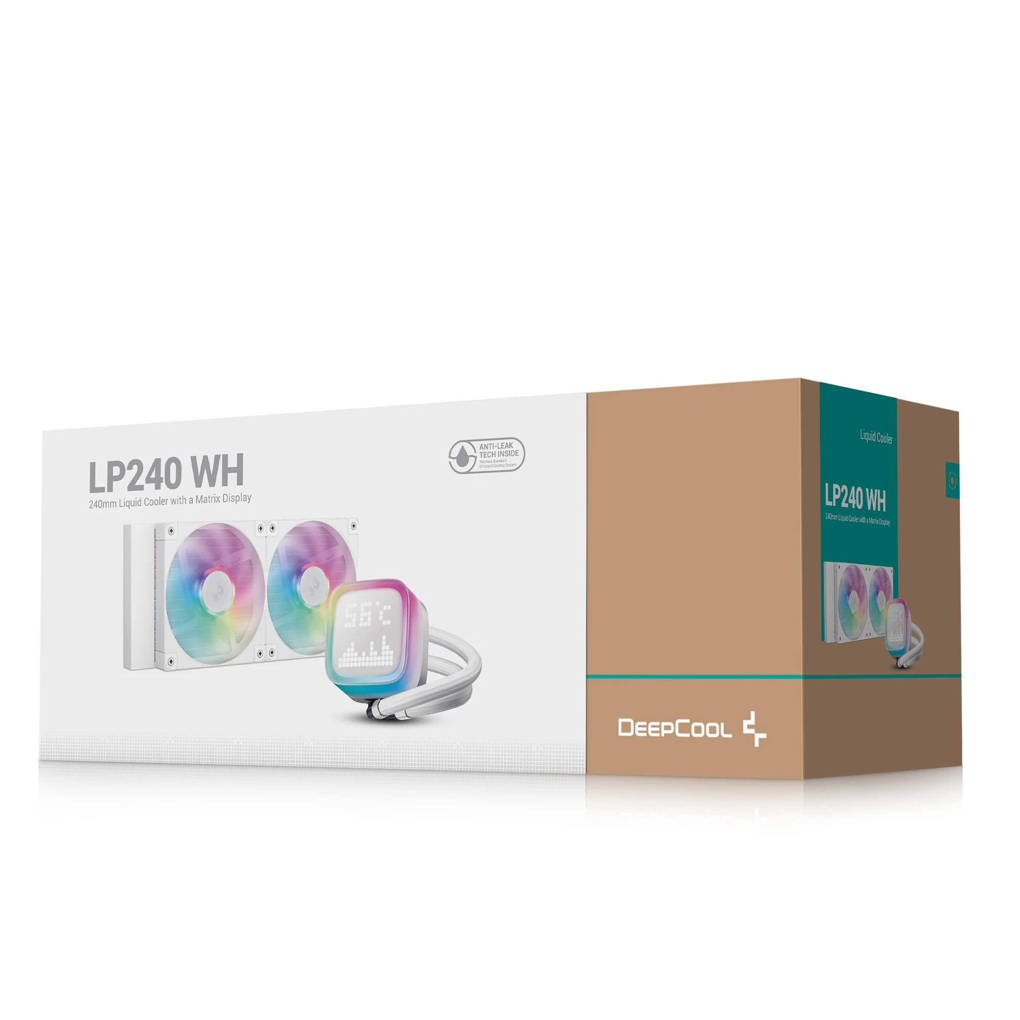 Водяне охолодження DeepCool LP240 ARGB White (R-LP240-WHMSMC-G-1) Охолодження image 3