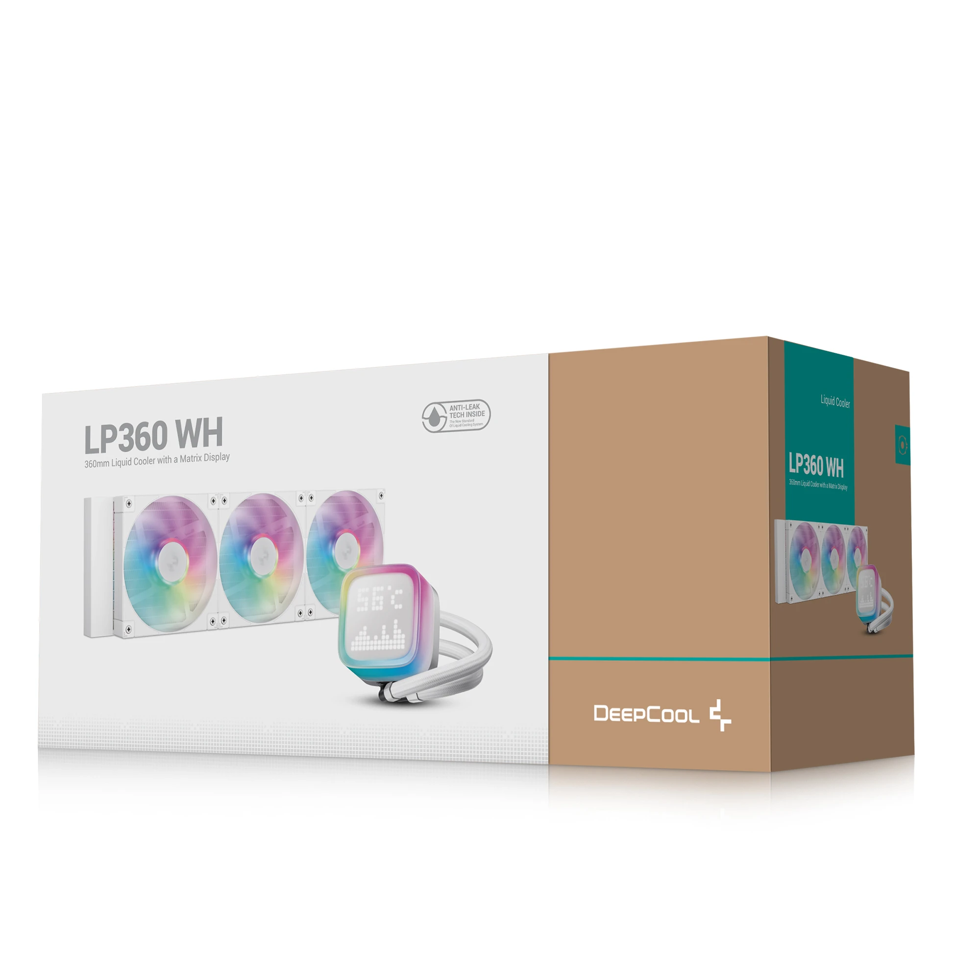 Водяне охолодження DeepCool LP360 ARGB White (R-LP360-WHMSMC-G-1) Охолодження image 3