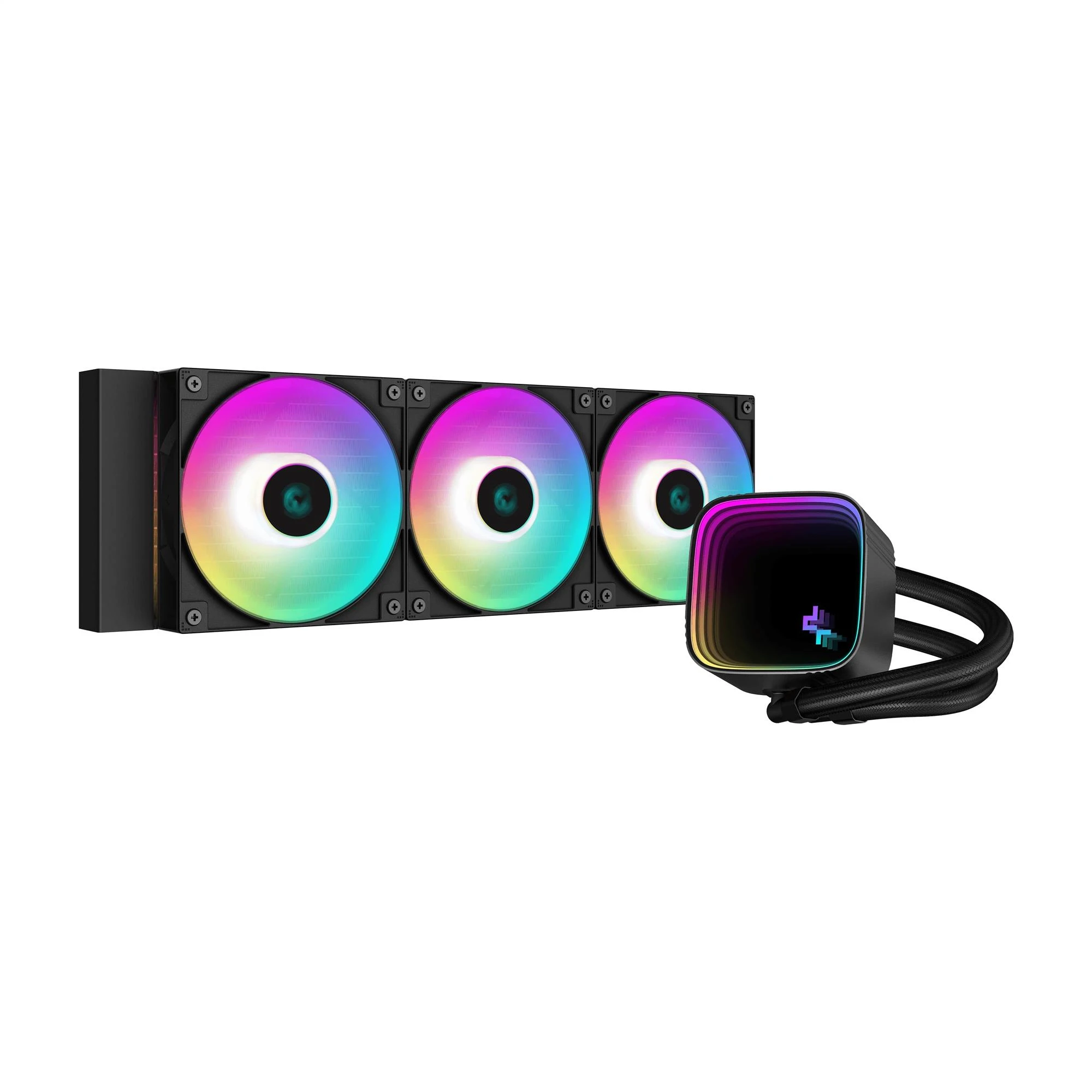 Водяне охолодження DeepCool LS720 SE Black (R-LS720-BKAMMM-G-1) Охолодження image 1