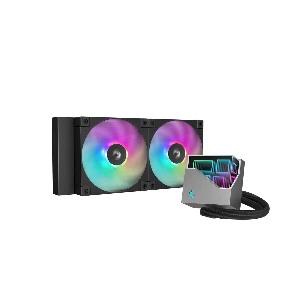 Водяне охолодження DeepCool LT240 ARGB Black (R-LT240-BKAMNC-G-1) Охолодження image 1
