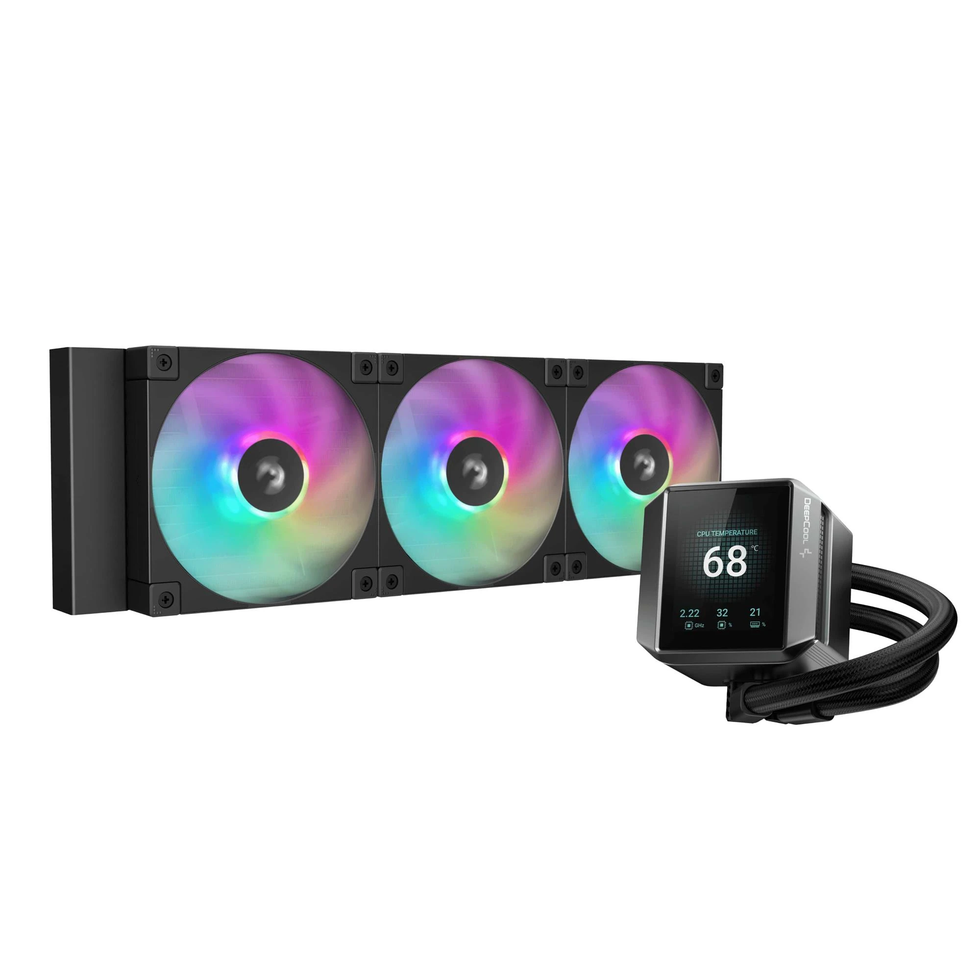 Водяне охолодження DeepCool Mystique 240 ARGB Black (R-LX550-BKADSNC-G-1) Охолодження image 4
