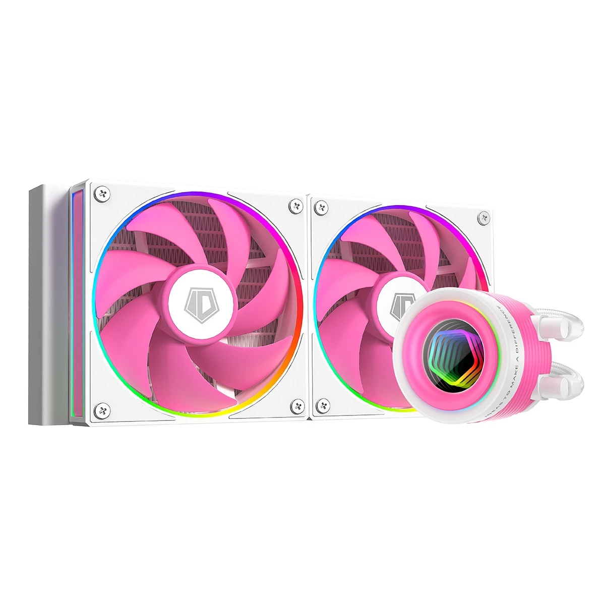 Водяне охолодження ID-Cooling FX240 INF Pink Охолодження image 1