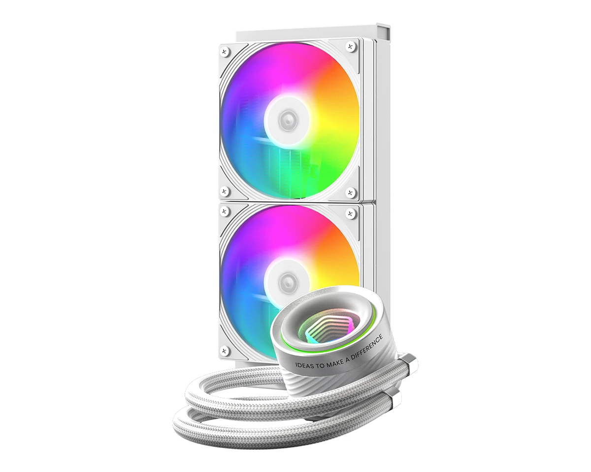 Водяне охолодження ID-Cooling FX240 INF White Охолодження image 4