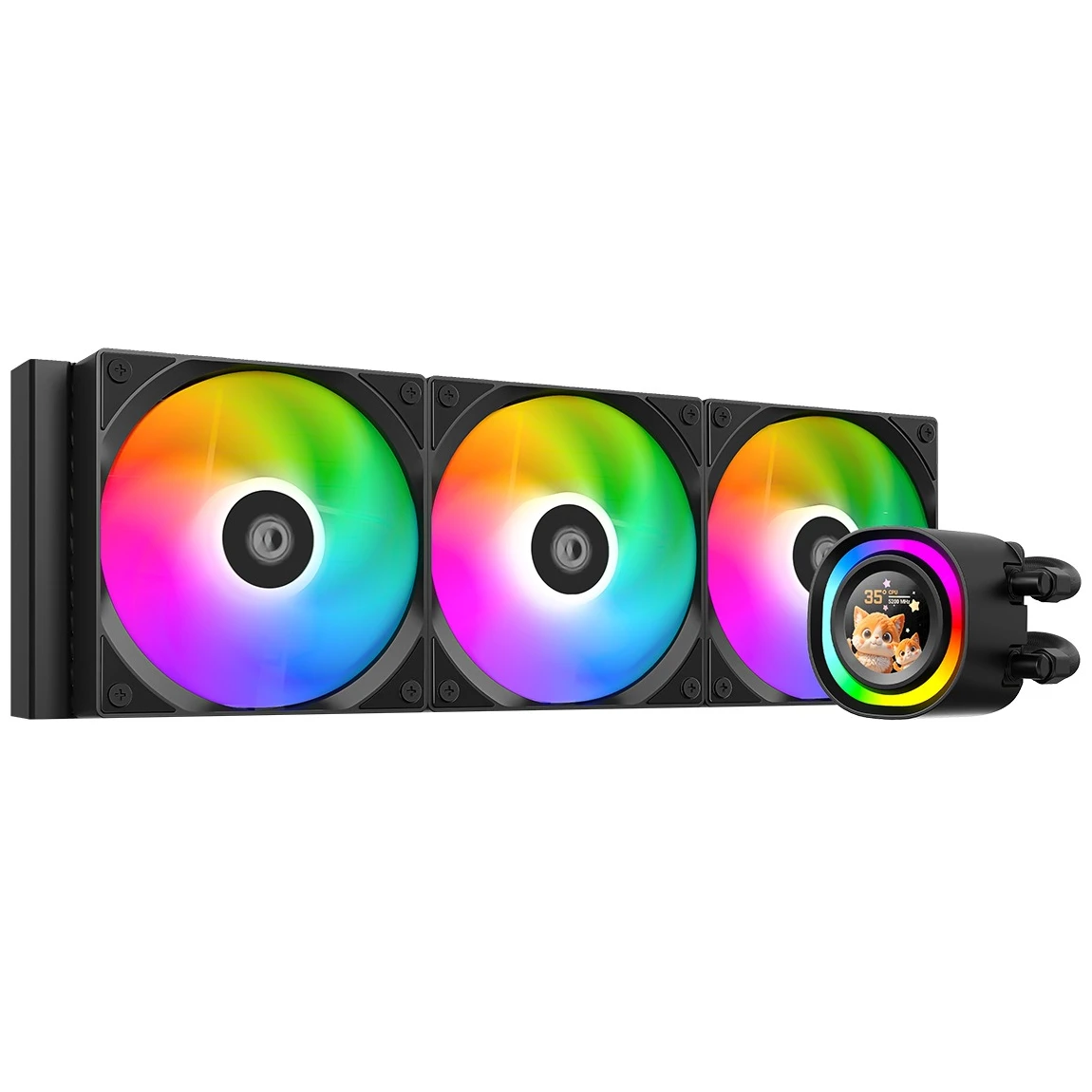 Водяне охолодження ID-Cooling FX360 LCD Охолодження image 1