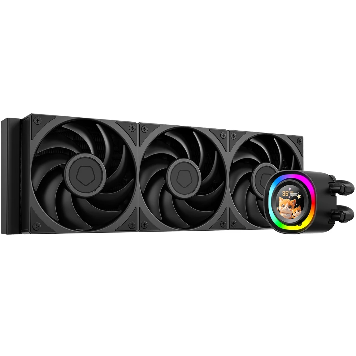 Водяне охолодження ID-Cooling FX360 LCD PE Охолодження image 1