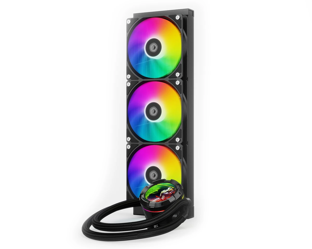 Водяне охолодження ID-Cooling Space LCD SL360 XE Охолодження image 1