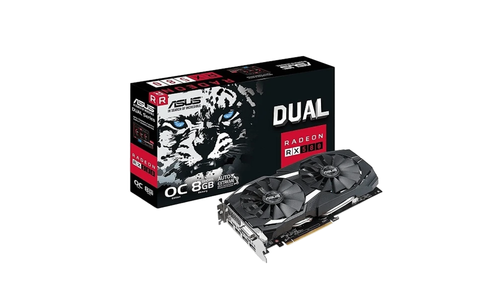 AMD Radeon Asus RX 580 8Gb DUAL (ASUS DUAL-RX580-O8G) Відеокарти image 1