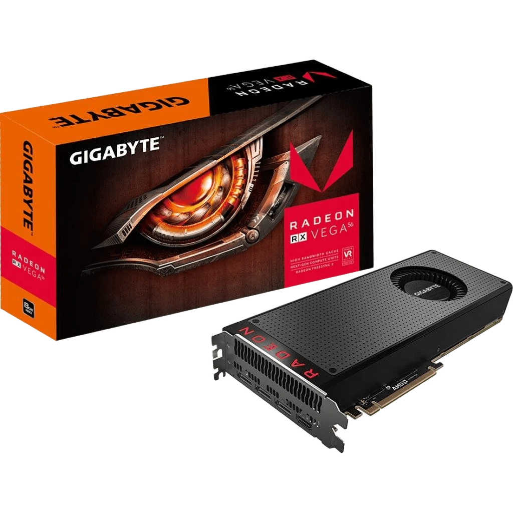 AMD Radeon Gigabyte RX VEGA 56 8Gb Turbo (GV-RXVEGA56-8GD-B) Відеокарти image 1