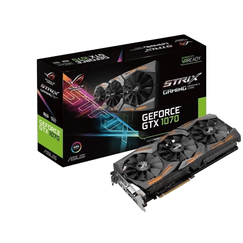 Asus GTX 1070 8Gb ROG STRIX OC GAMING (STRIX-GTX1070_O8G-GAMING) Відеокарти image 1