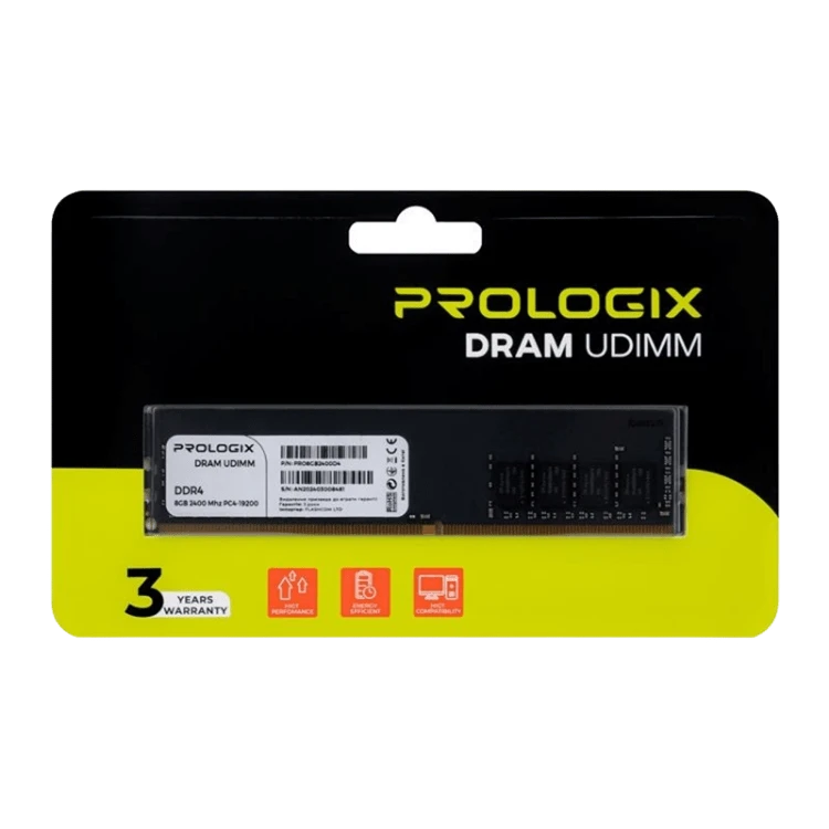 DDR4 8Gb 2400MHz Prologix (PRO8GB2400D4) Оперативна пам'ять image 2