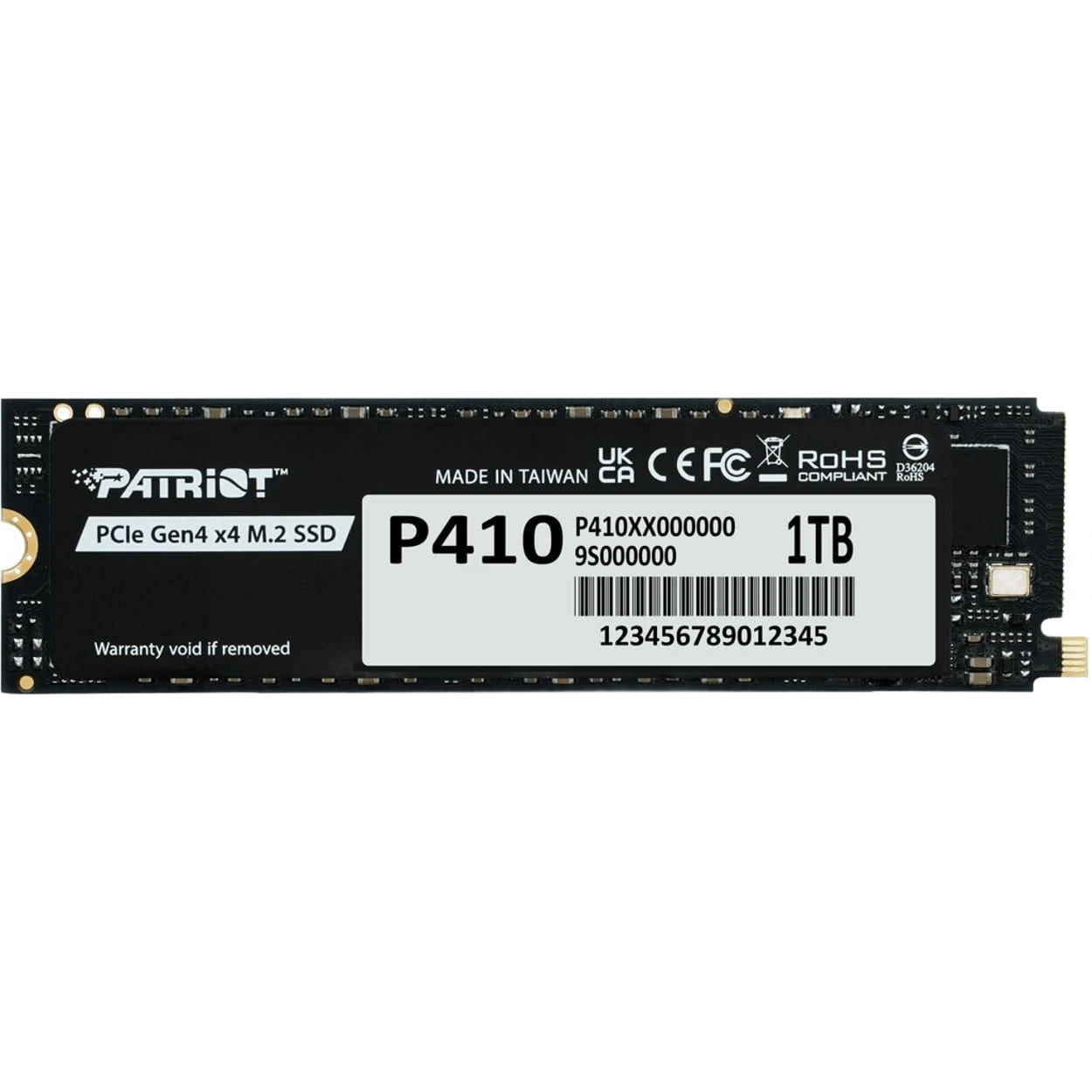 M.2 NVMe 1Tb Patriot P410 (P410P1TBM28H) Накопичувачі image 2