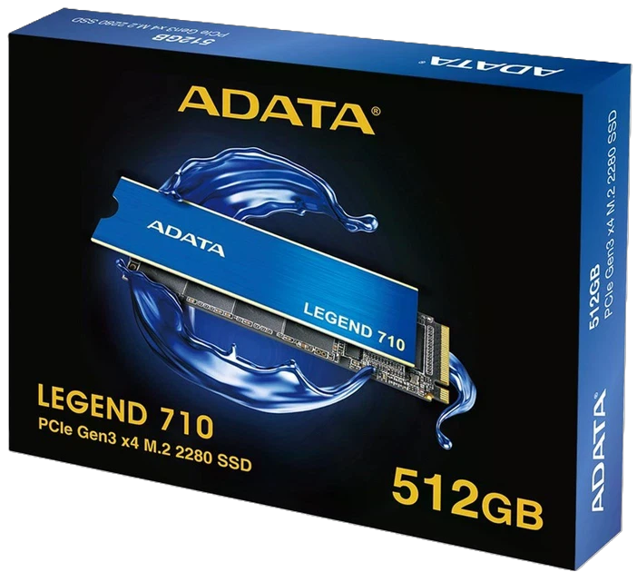 M.2 NVMe 512Gb ADATA Legend 710 (ALEG-710-512GCS) Накопичувачі image 1