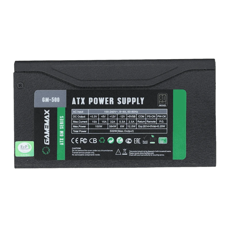Блок живлення GameMax 500W  (GM-500B) Блоки живлення image 4