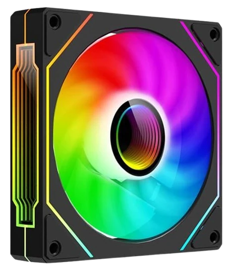 Вентилятор UPSIREN UF-3 PRISM 7PRO ARGB Black Reversed Вентилятори image 1