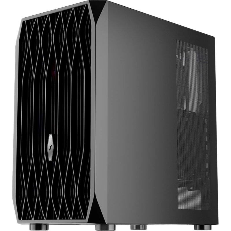 Корпус 1stPlayer AY7-BK-4F1 Black Корпуси image 2
