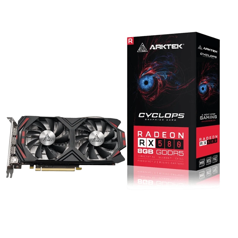 AMD Radeon RX 580 8Gb 2048SP OEM Відеокарти image 1