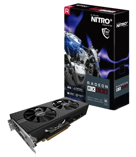 AMD Radeon Sapphire RX 580 8Gb Nitro DVI Відеокарти image 1