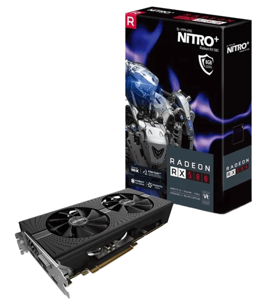 AMD Radeon Sapphire RX 580 8Gb Nitro+ (11265-01) (11265-01-20G) Відеокарти image 1