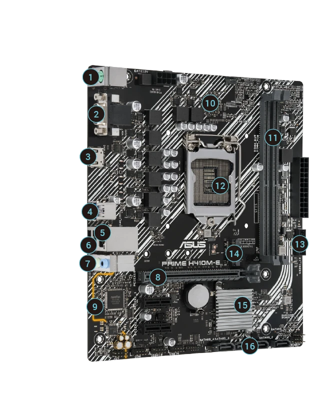 ASUS PRIME H410M-E Материнські плати image 3