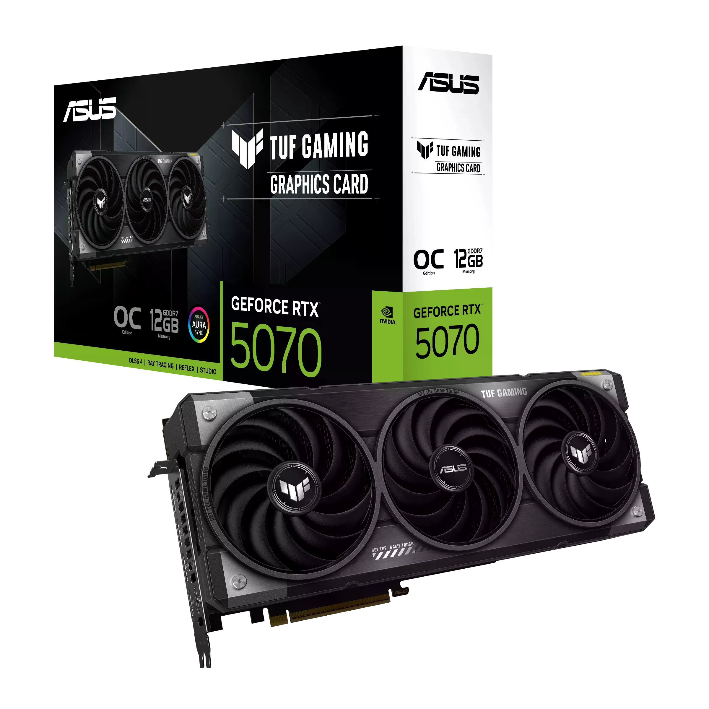 Asus RTX 5070 TUF Gaming OC 12GB (TUF-RTX5070-O12G-GAMING) Відеокарти image 1