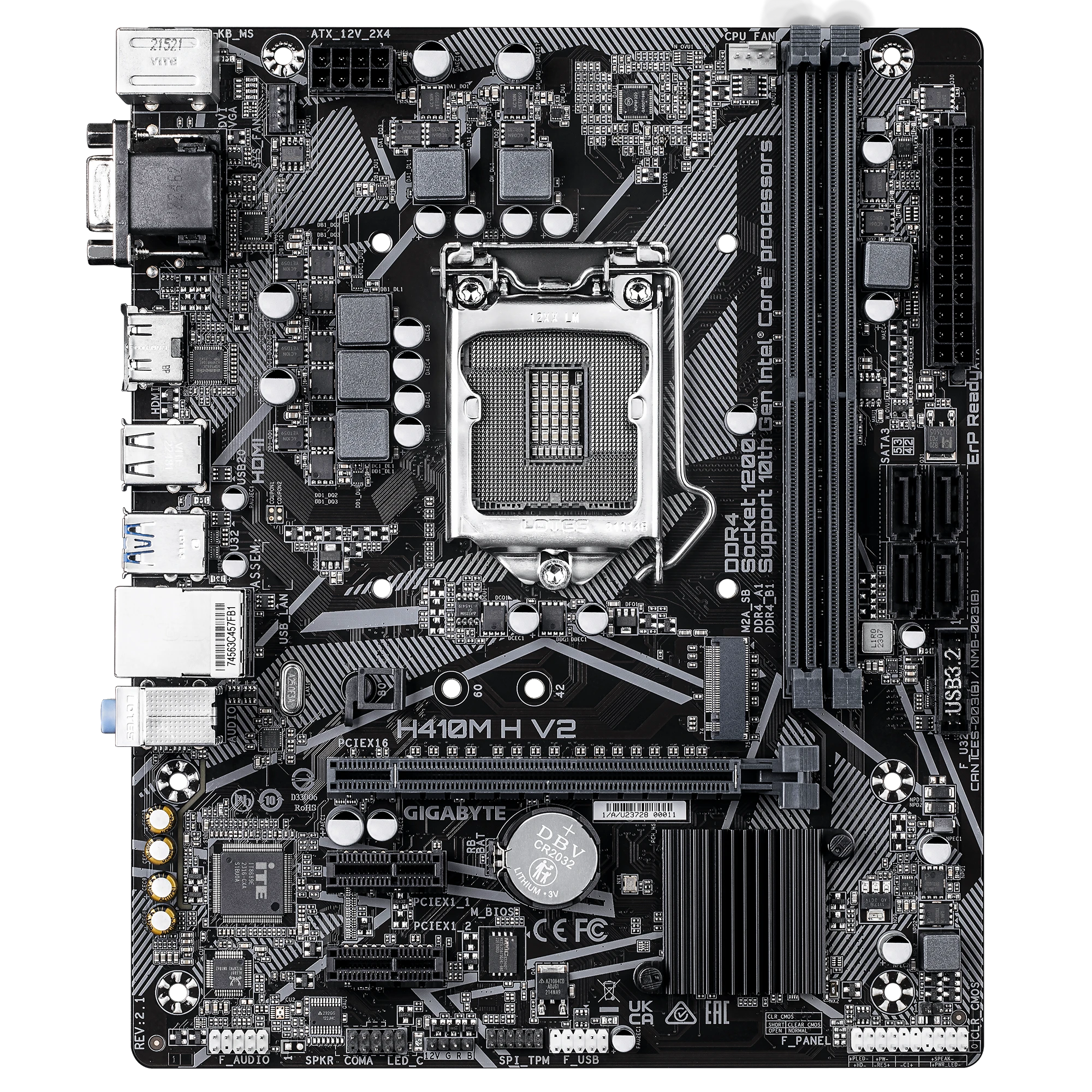 GIGABYTE H410M H V2 Материнські плати image 5