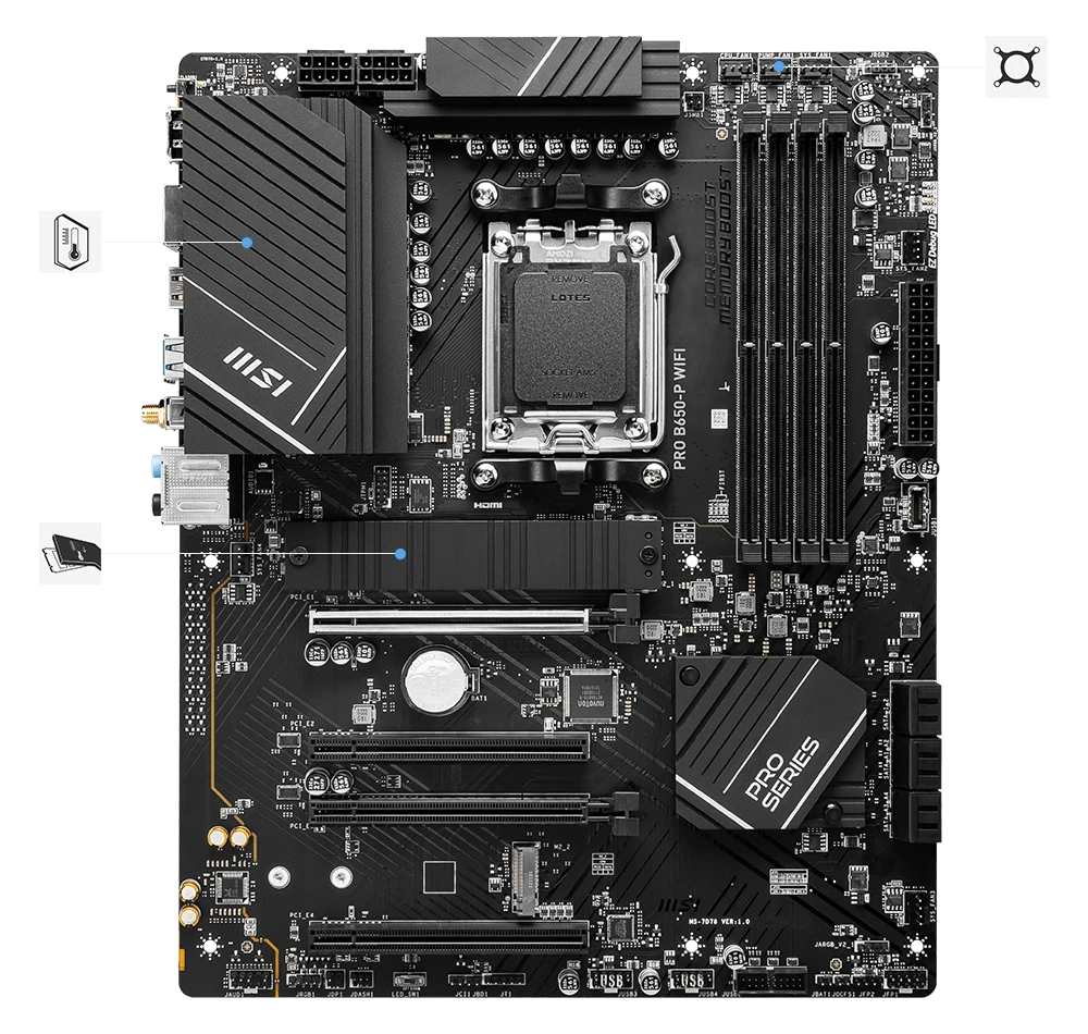 MSI PRO B650M-P Материнські плати image 2