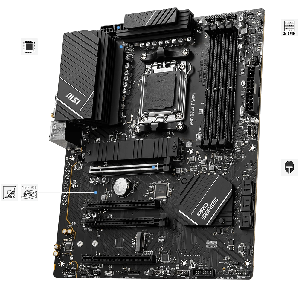 MSI PRO B650M-P Материнські плати image 3
