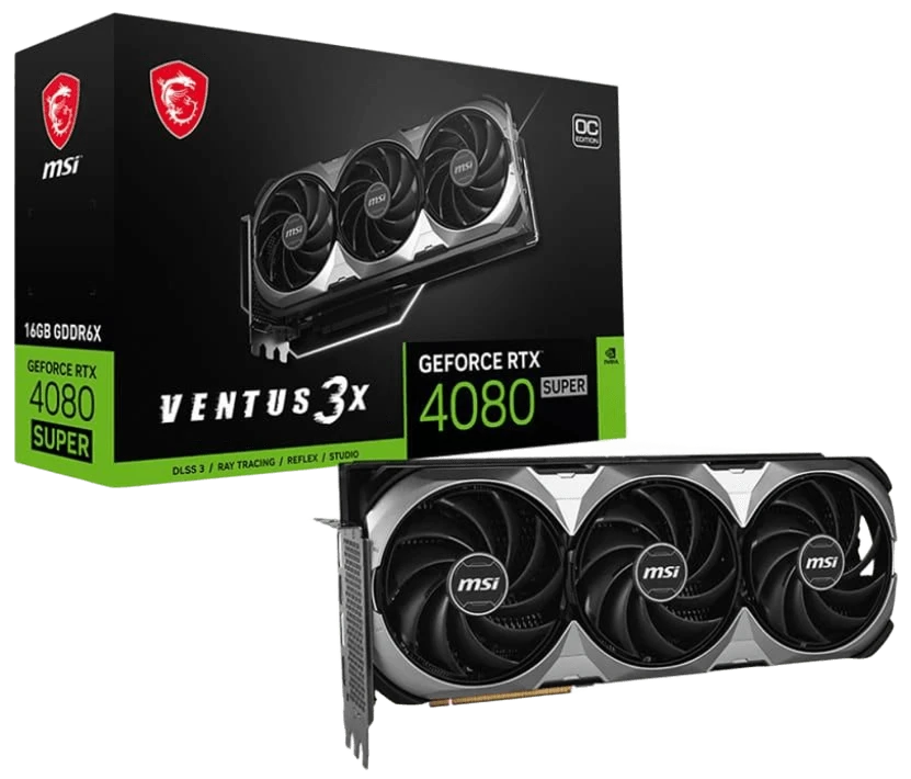 MSI RTX 4080 16G VENTUS 3X E OC Refurbished Відеокарти image 1