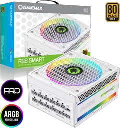 Блок живлення GameMax RGB-850 PRO 850W White ATX3.1 PCIe5.1 (RGB-850 PRO WH) Блоки живлення image 2