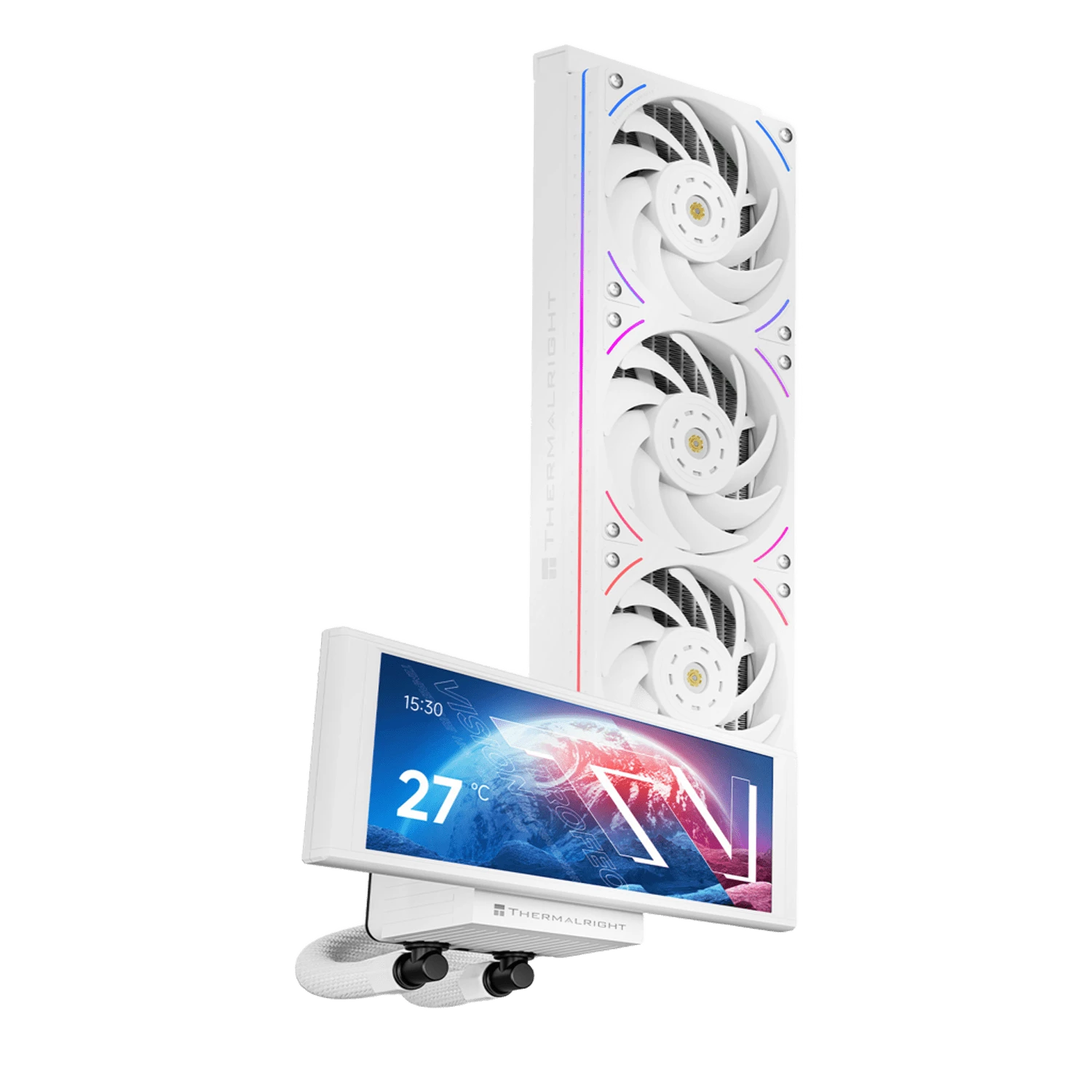 Водяне охолодження Thermalright Trofeo Vision 360 ARGB White Охолодження image 2