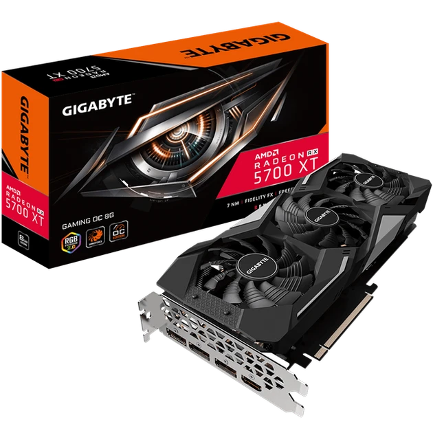 AMD Radeon Gigabyte RX 5700 XT 8Gb Gaming OC (GV-R57XTGAMING OC-8GD) Відеокарти image 1