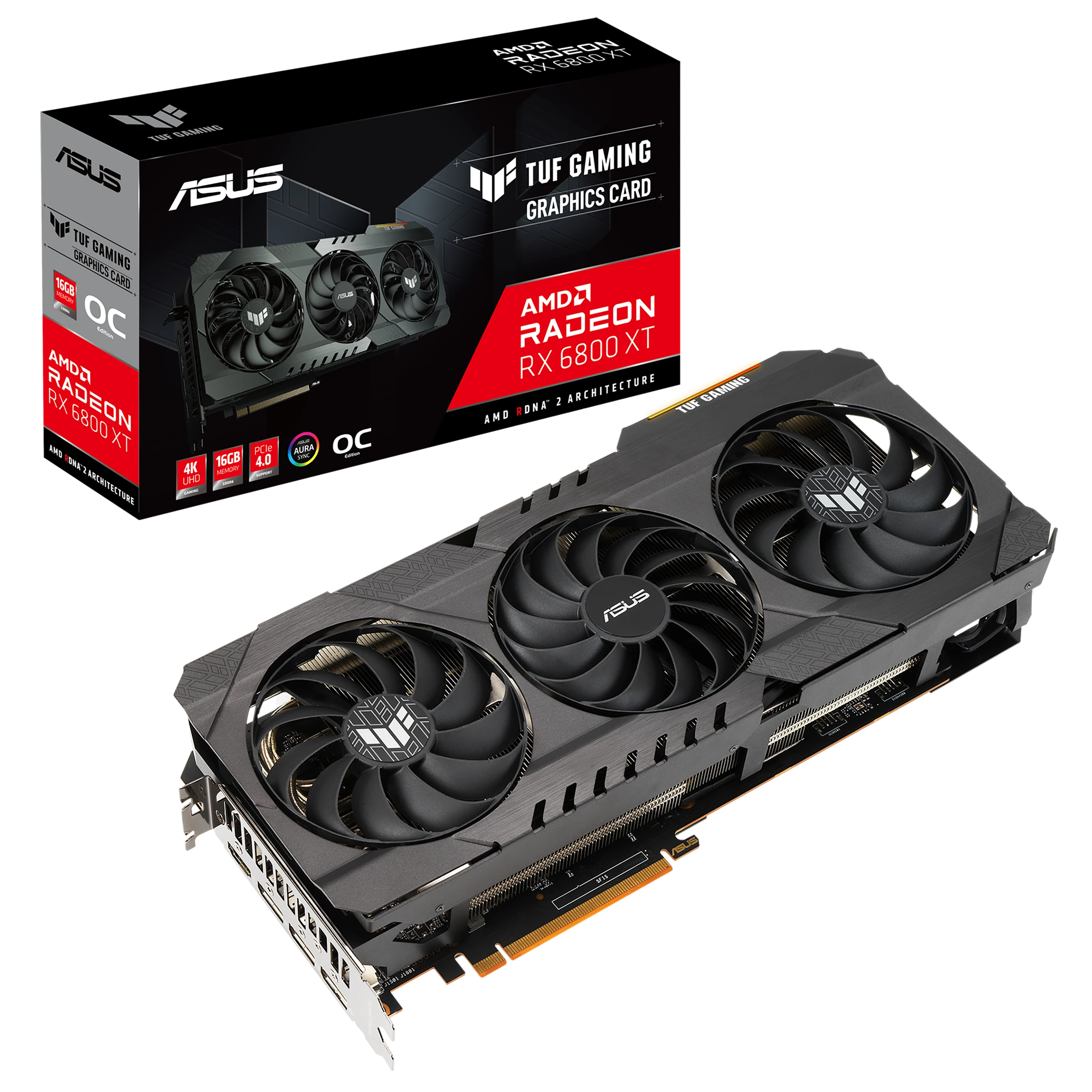 AMD Radeon Asus RX 6800 XT TUF Gaming16G (TUF-RX6800XT-O16G-GAMING) Відеокарти image 1