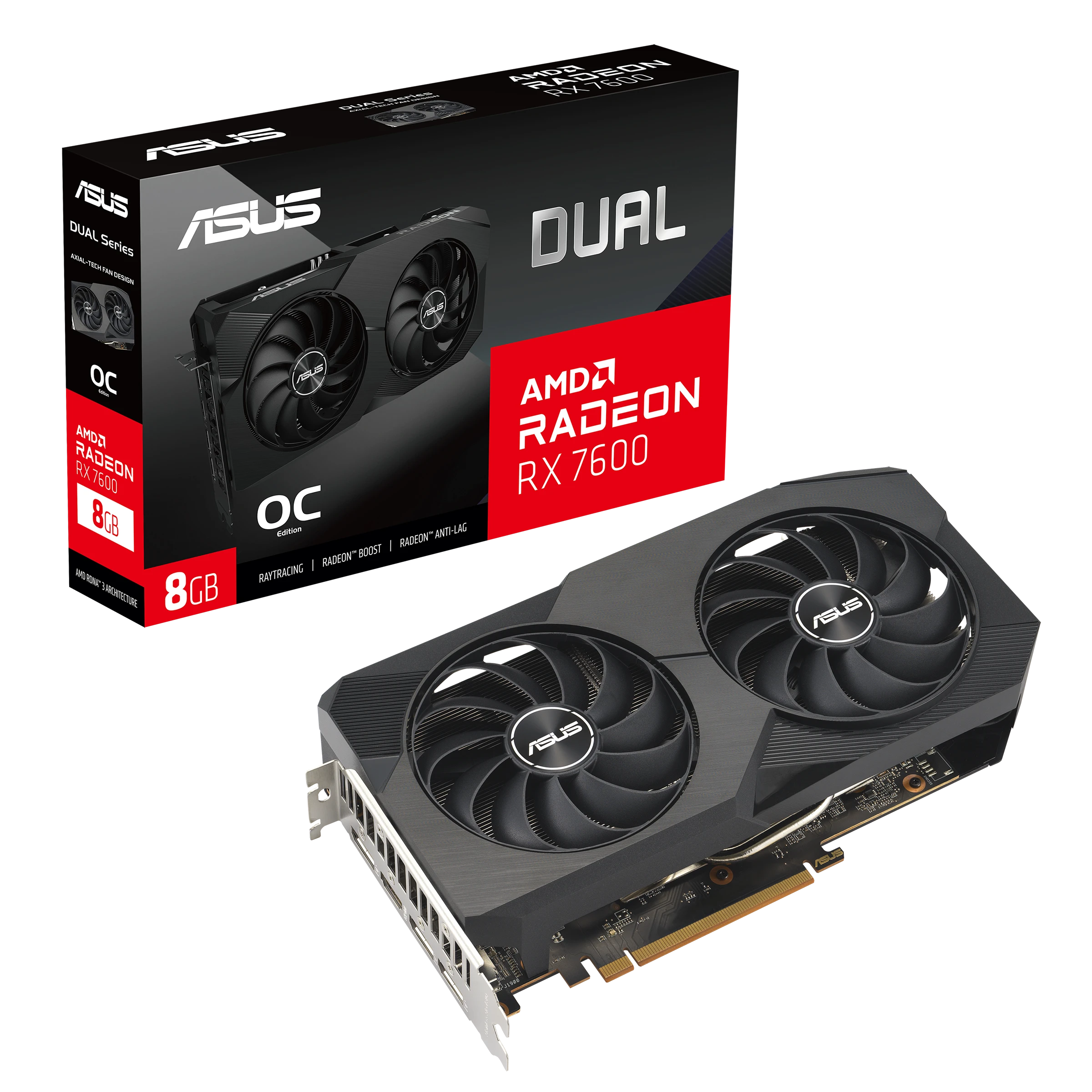 AMD Radeon Asus RX 7600 8Gb Dual (DUAL-RX7600-O8G-V2) Відеокарти image 2
