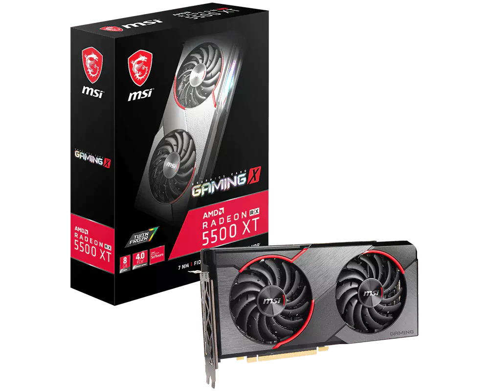 AMD Radeon MSI RX 5500 8Gb Gaming X Відеокарти image 2