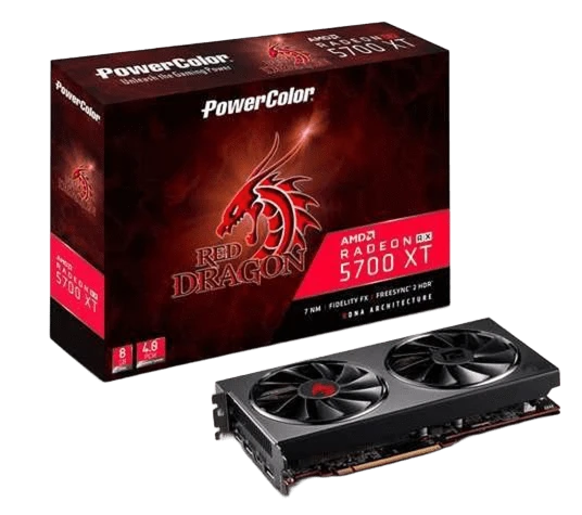 AMD Radeon PowerColor RX 5700 XT 8Gb Red Dragon (AXRX 5700XT 8GBD6-3DHR/OC) Відеокарти image 2