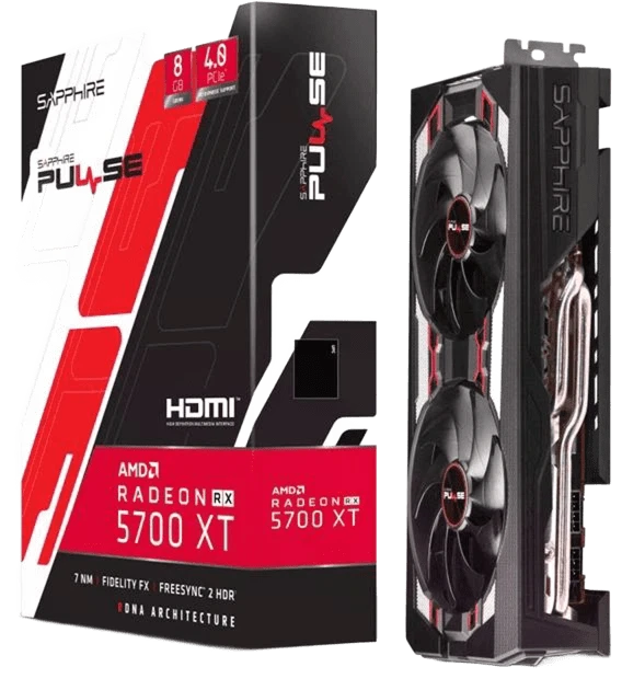 AMD Radeon Sapphire RX 5700 XT 8Gb BE Pulse OC (11293-09) Відеокарти image 1