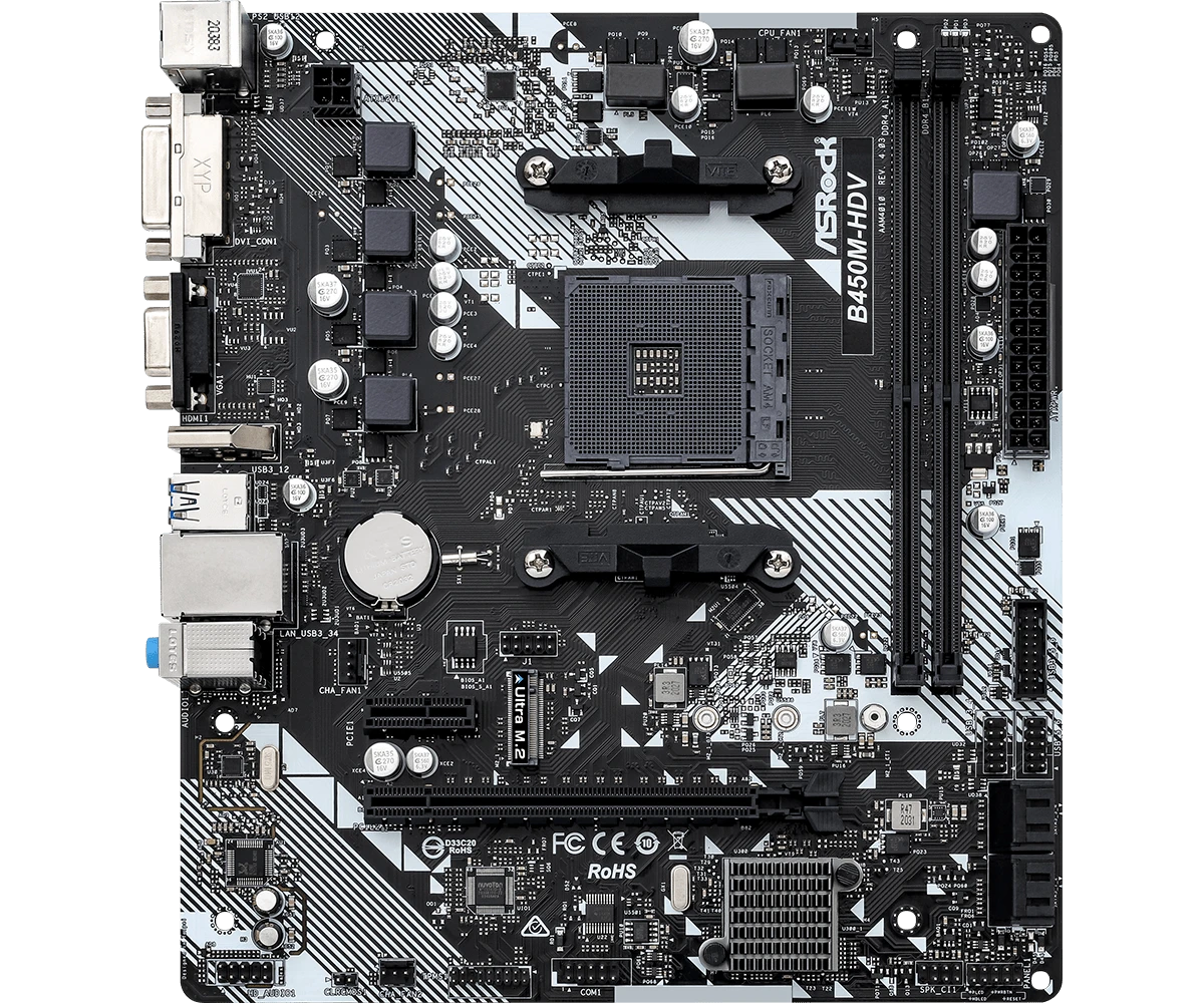 ASRock B450M-HDV R4.0 Материнські плати image 5