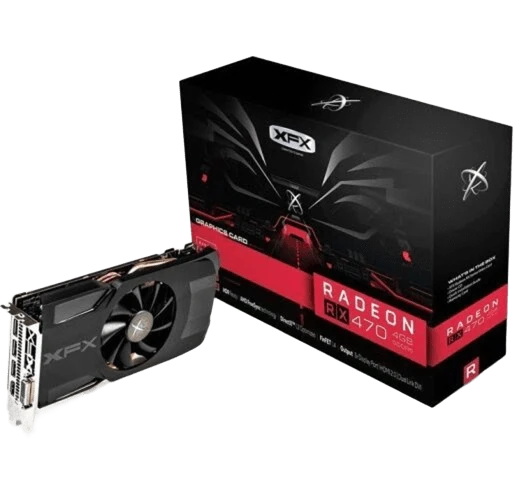 AMD Radeon XFX RX 470 8Gb ME HDMI Відеокарти image 1