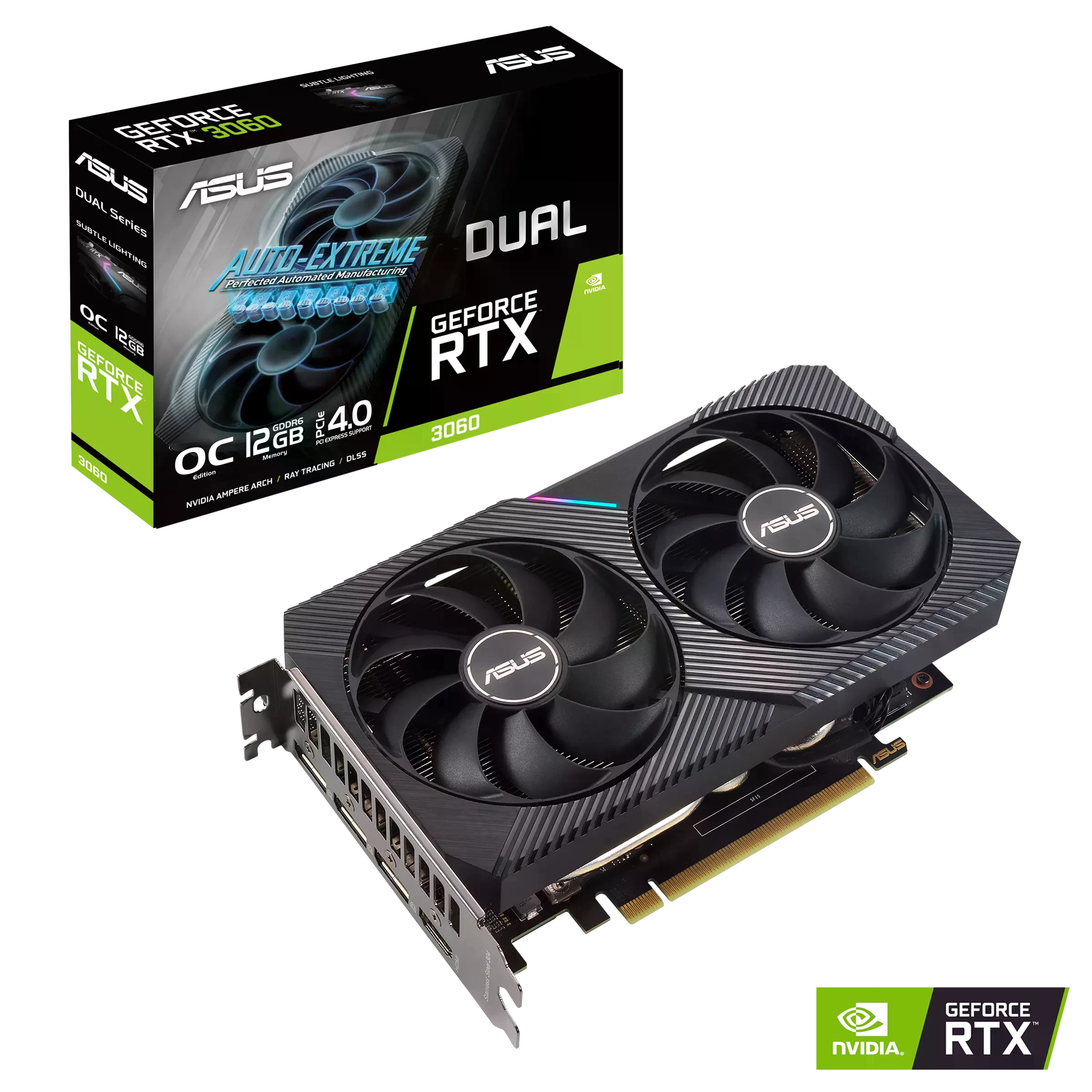 Asus RTX 3060 12GB DUAL OC (DUAL-RTX3060-O12G-V2) Відеокарти image 1