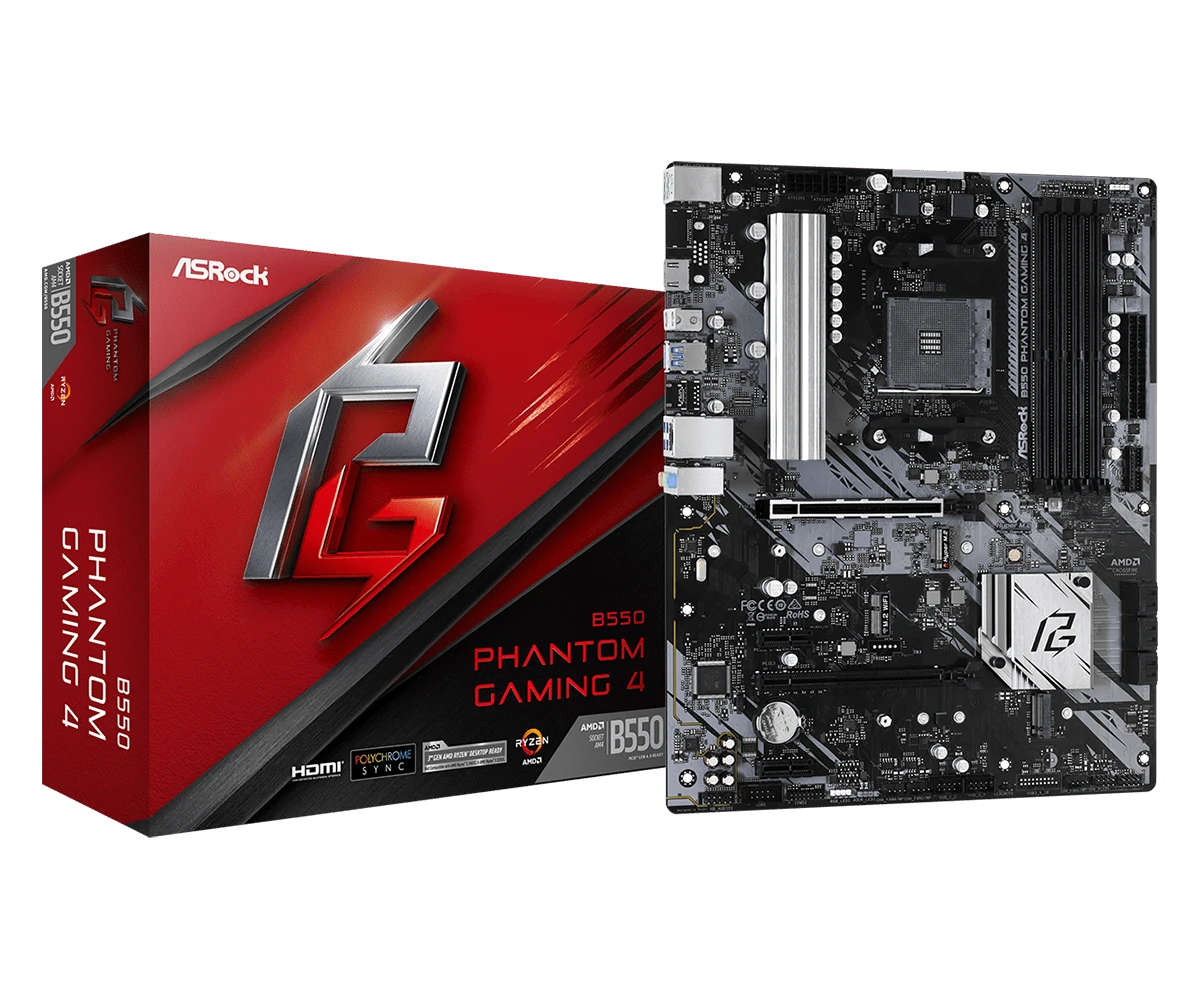 ASRock B550M Phantom Gaming 4 Материнські плати image 1