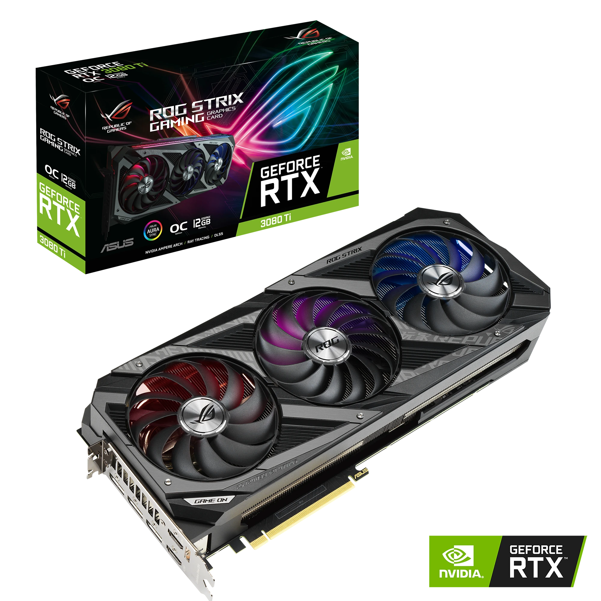 Asus RTX 3080 Ti 12Gb Rog Strix OC (ROG-STRIX-RTX3080TI-O12G-GAMING) Відеокарти image 1