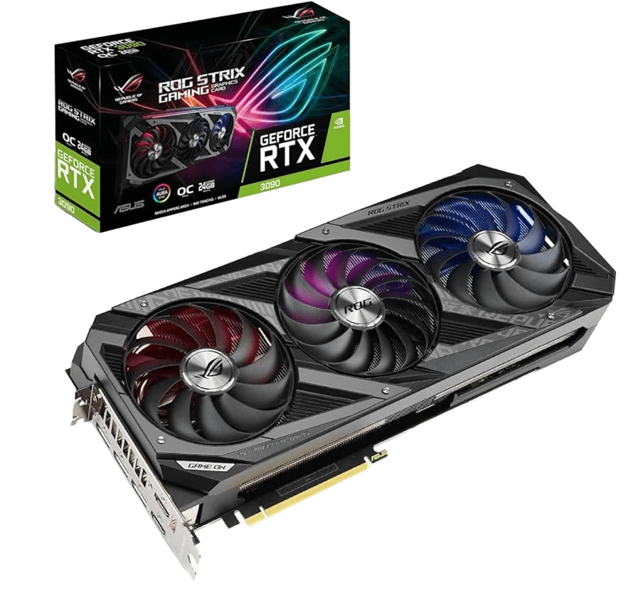 Asus RTX 3090 24Gb Rog Strix OC (ROG-STRIX-RTX3090-O24G-GAMING) Відеокарти image 1