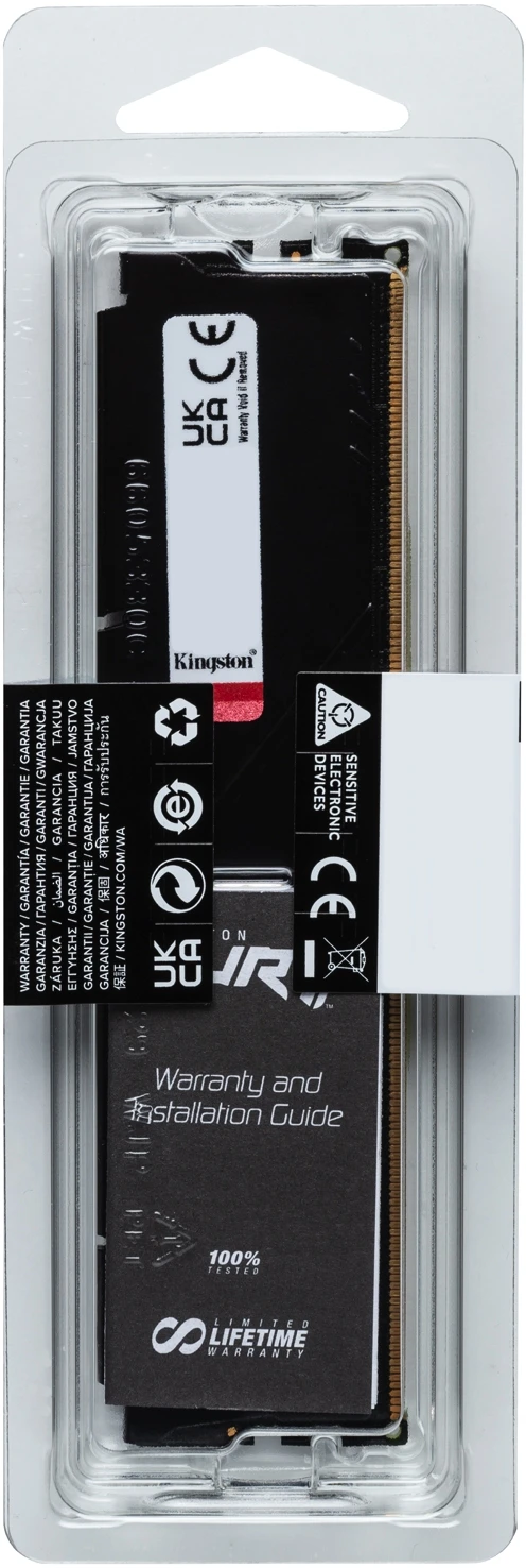 DDR5 16GB 5600MHz Kingston Fury Beast Black (KF556C40BB-16) Оперативна пам'ять image 2