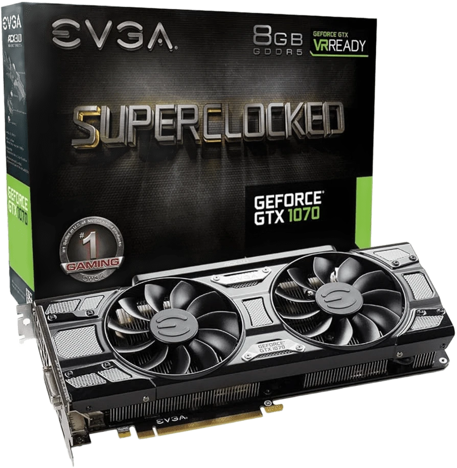 EVGA GTX 1070 8Gb SC GAMING ACX 3.0 (08G-P4-5173-KR) Відеокарти image 1