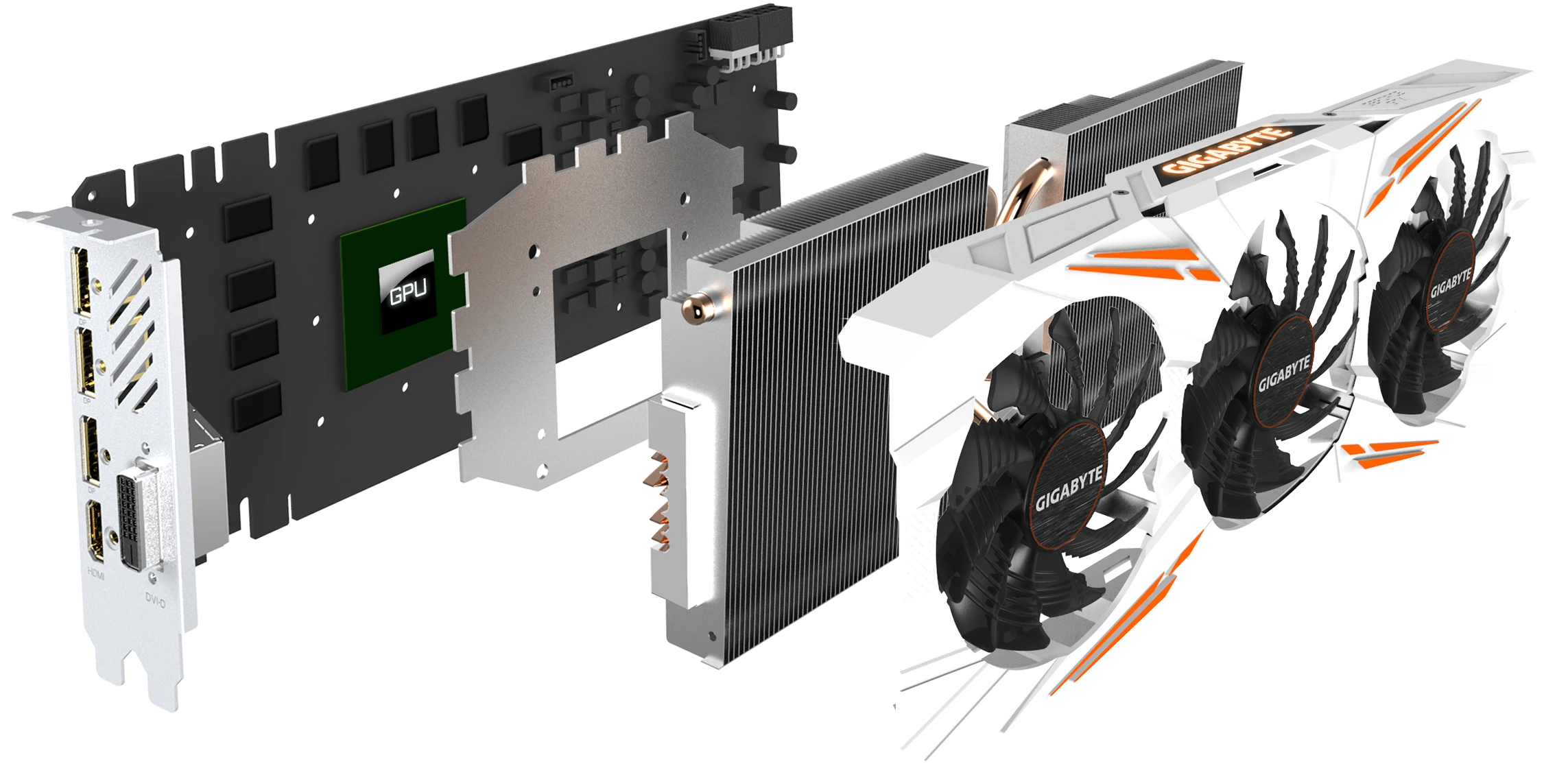 Gigabyte GTX 1080 Ti 11Gb Windforce White (GV-N108TGAMING OC-11GD) Відеокарти image 4