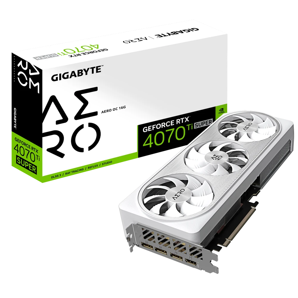 Gigabyte RTX 4070 Ti Super Aero 16GB (GV-N407TSAERO OC-16GD) Відеокарти image 1