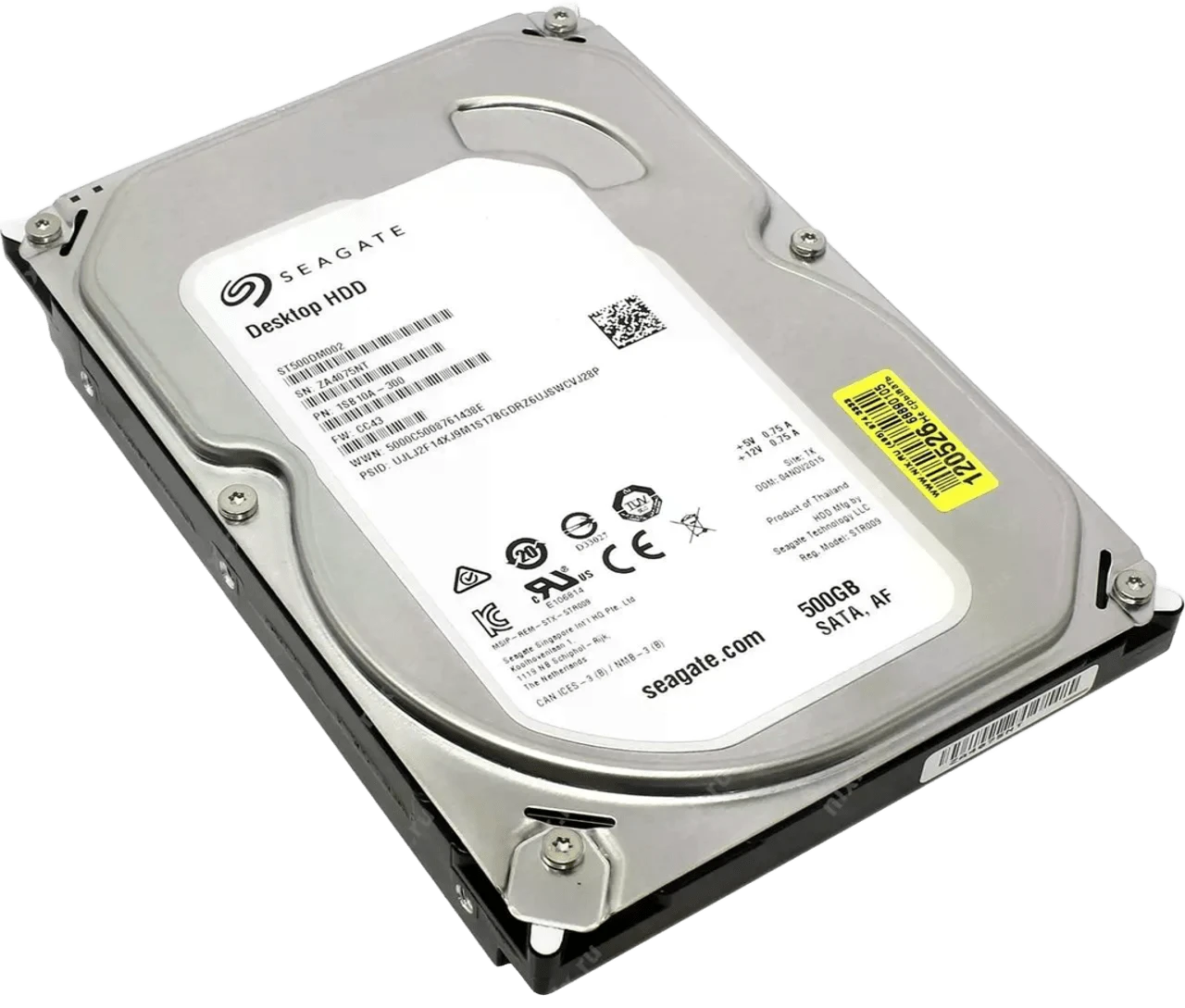 HDD 3.5 500Gb Seagate Desktop HDD (ST500DM002) Накопичувачі image 1