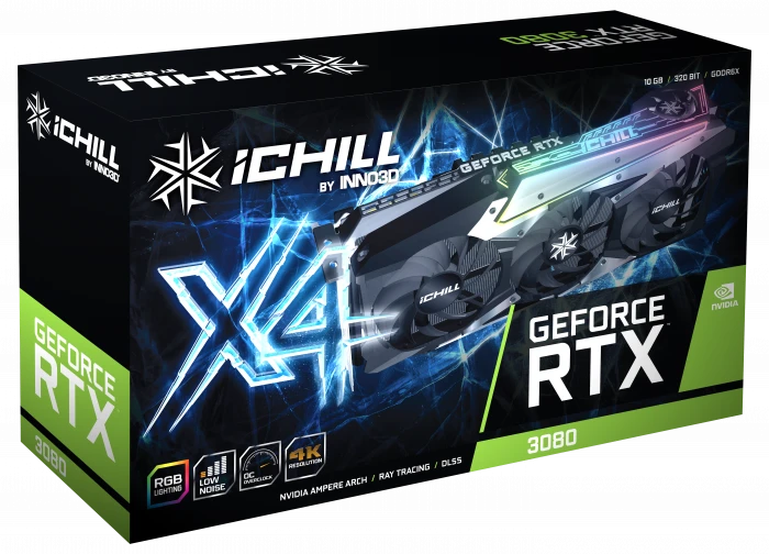 INNO3D GEFORCE RTX 3090 ICHILL X4 (C30904-246XX-1880VA36) Відеокарти image 2