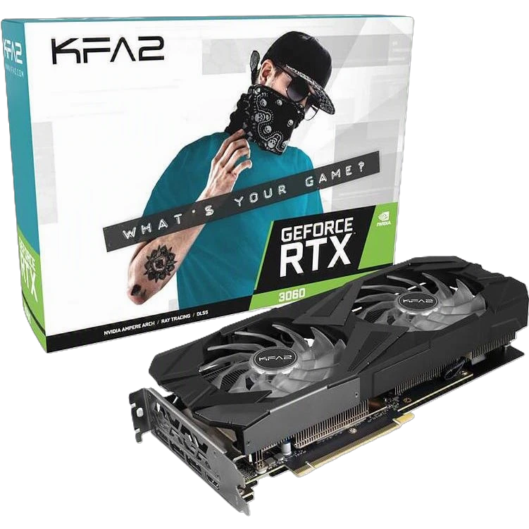 KFA2 RTX EX PCI-E 3060 12Gb (36NOL7MD2NEK) Відеокарти image 1