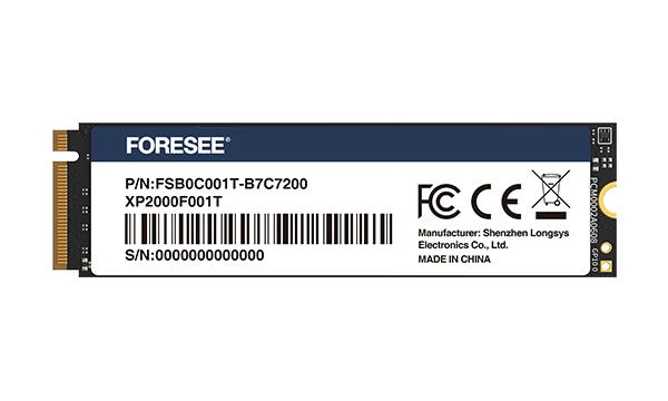 M.2 NVMe 1Tb FORESEE XP2000 (FSB0C001T-B7C7200) Накопичувачі image 1